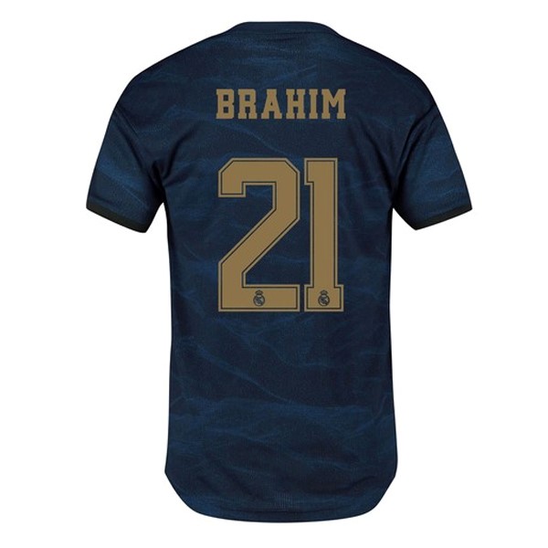 Camiseta Real Madrid NO.21 Brahim 2ª Kit 2019 2020 Azul